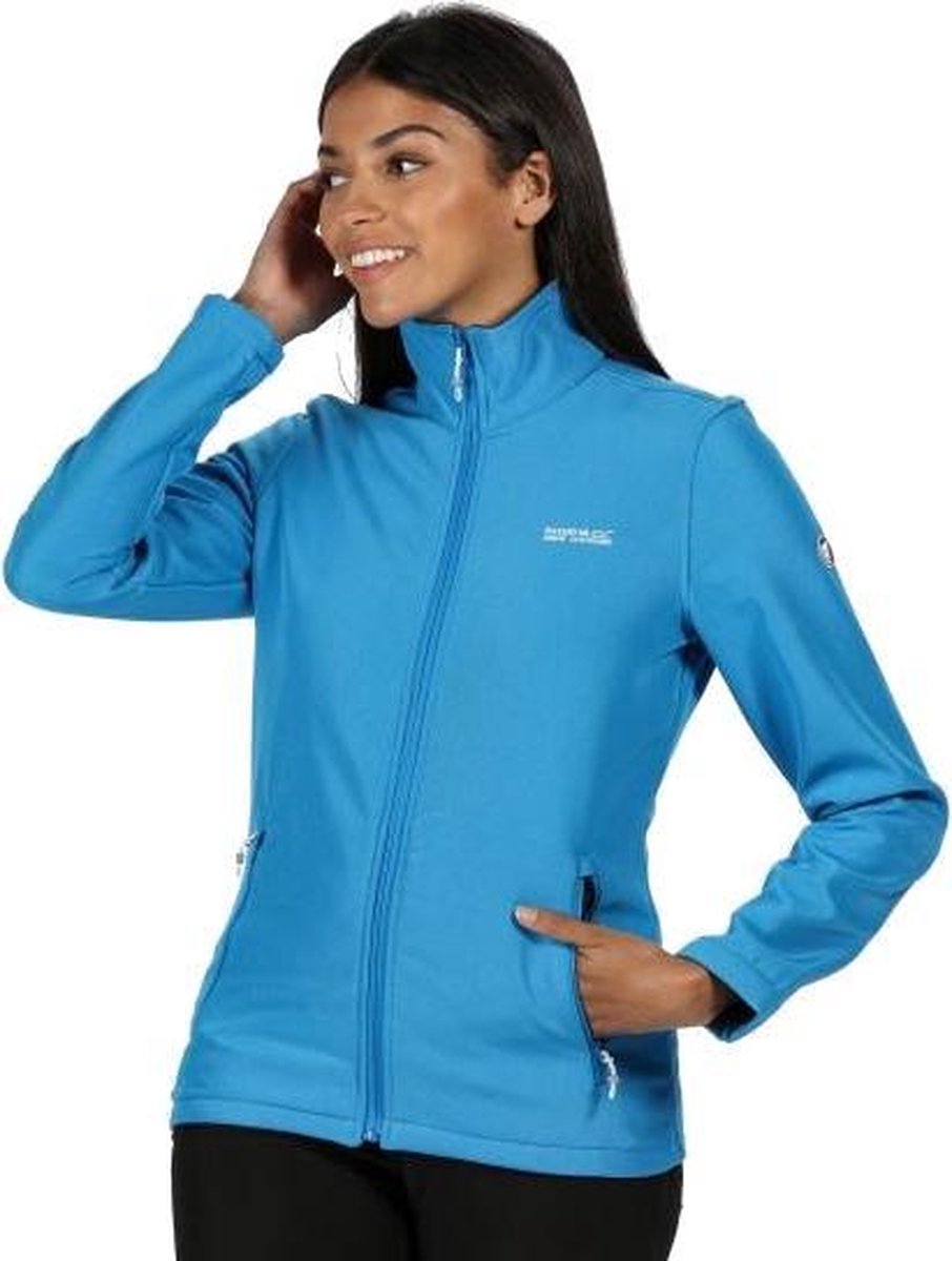Regatta Softshell Jas Connie Iv Dames Blauw Polyester Maat 38