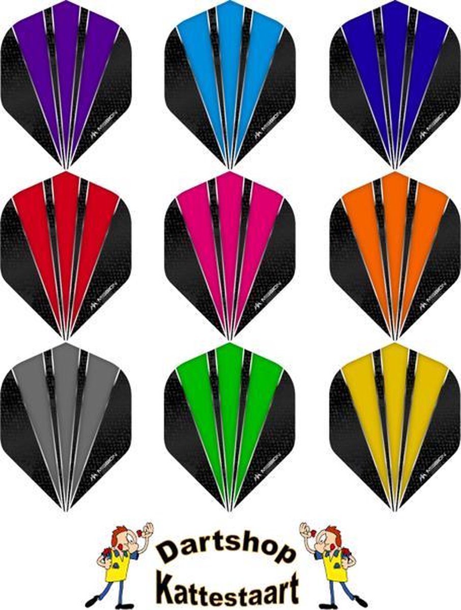 Mission Dart Flights 27x Flare