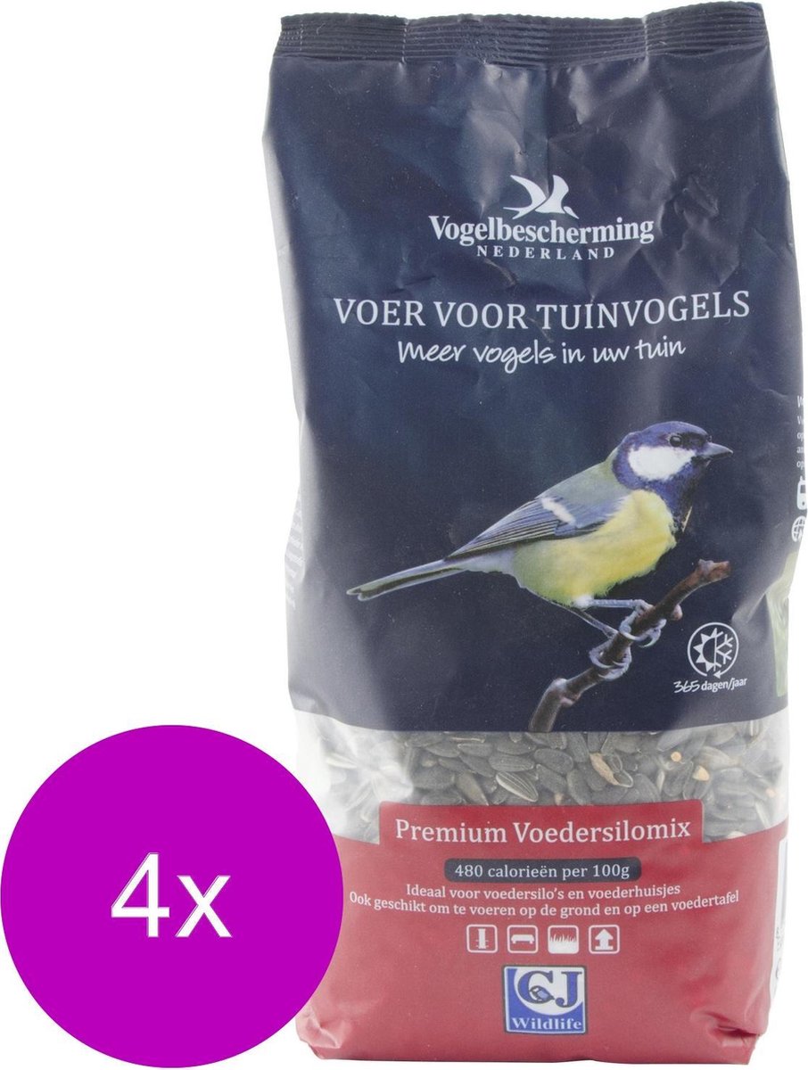 Wildbird Voedersilomix Buitenvoer - Voer - 4 x 1.75 l