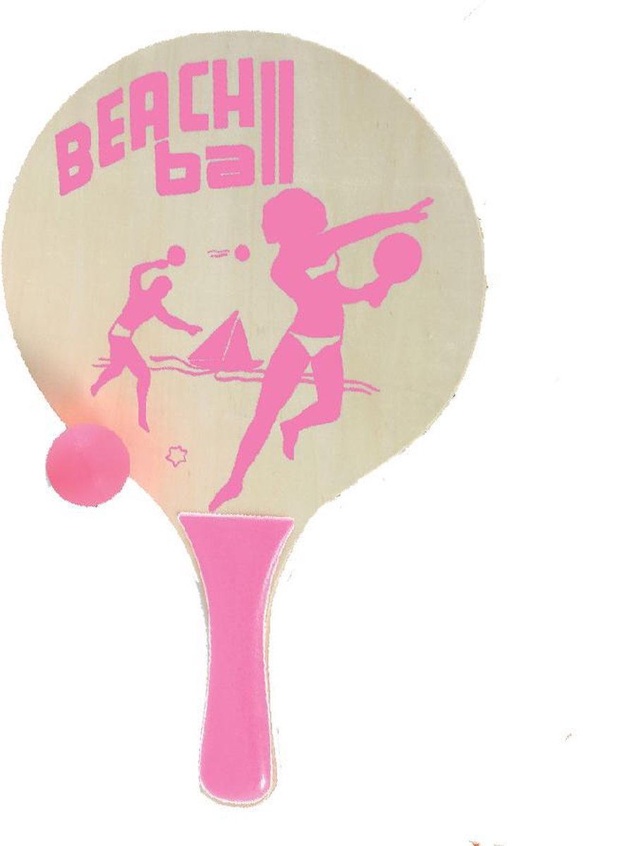 Beachball Set Natural | roze