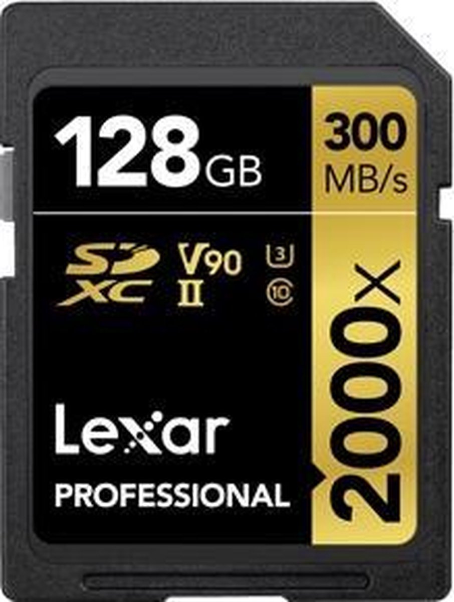 Lexar SDXC Professional UHS-II 2000x 128GB
