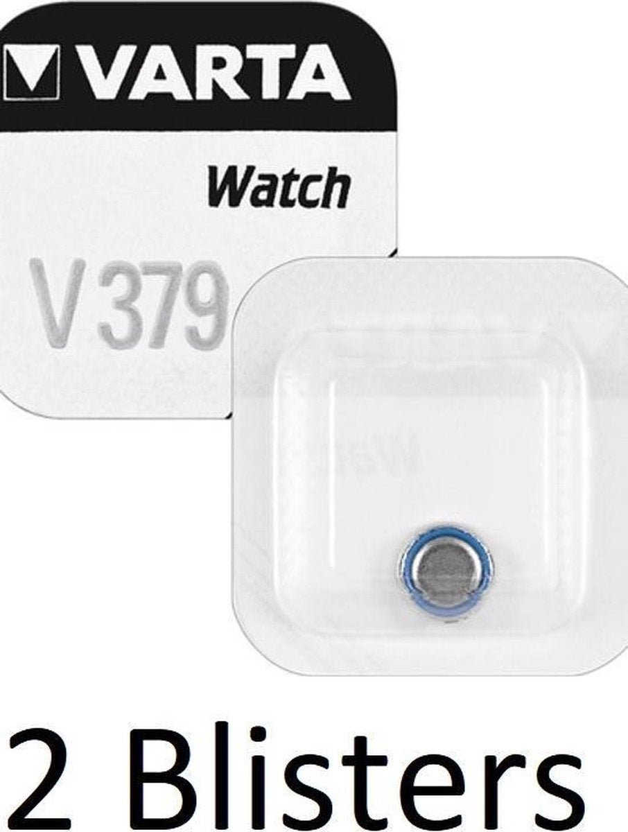 2 Stuks (2 Blisters a 1 st) Varta SR521 SW/SR63 SW/V379 Single-use battery Zilver-oxide 1