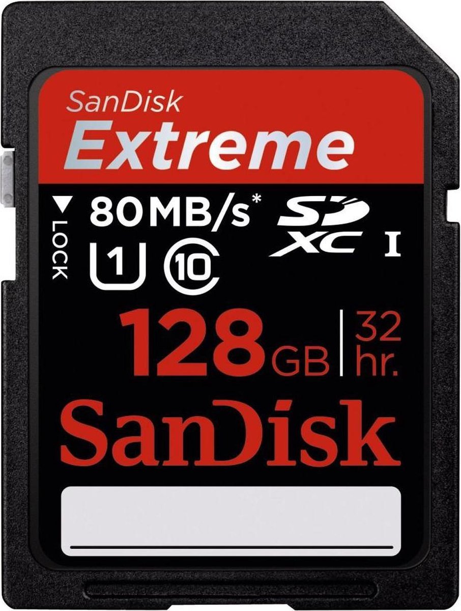 Sdxc Extreme Plus 128Gb  80Mb/S Cl 10