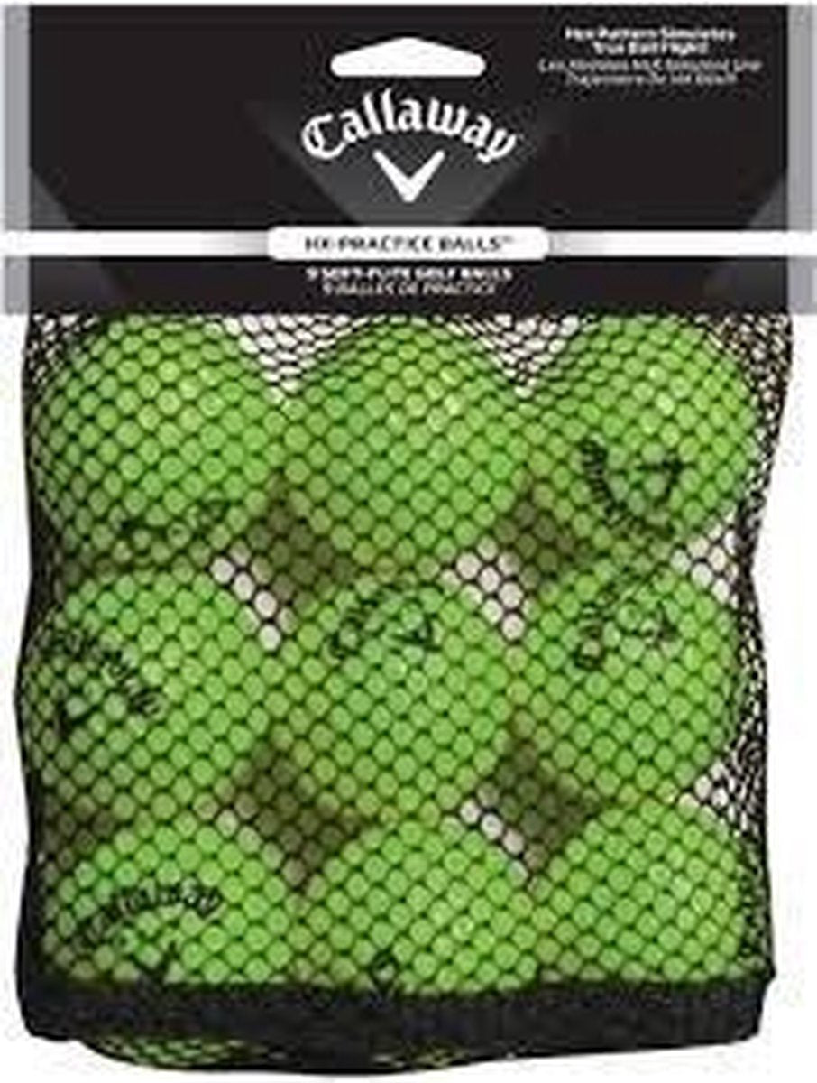 Callaway Soft Flight Indoor Golfballs (9 pack-groen)