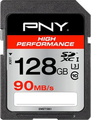 PNY flashgeheugens SDXC 128GB High Performance