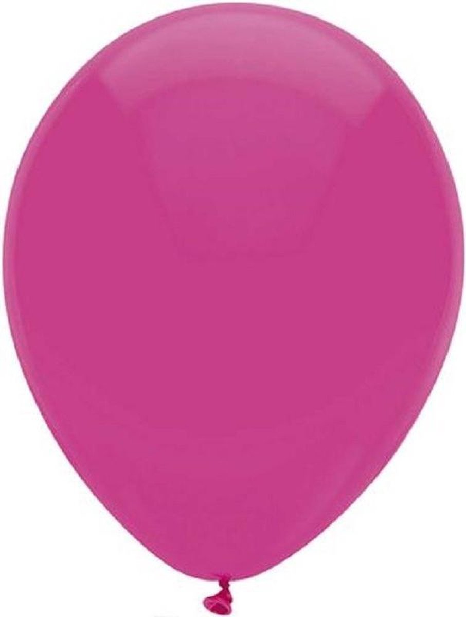 Ballon magenta ø 30 cm 100 stuks - .