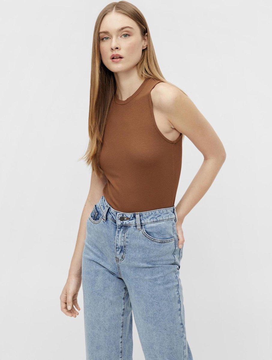 Objjamie S/l Tank Top Noos 23034452 Partridge