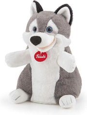 Trudi handpop dier Husky ca 25cm