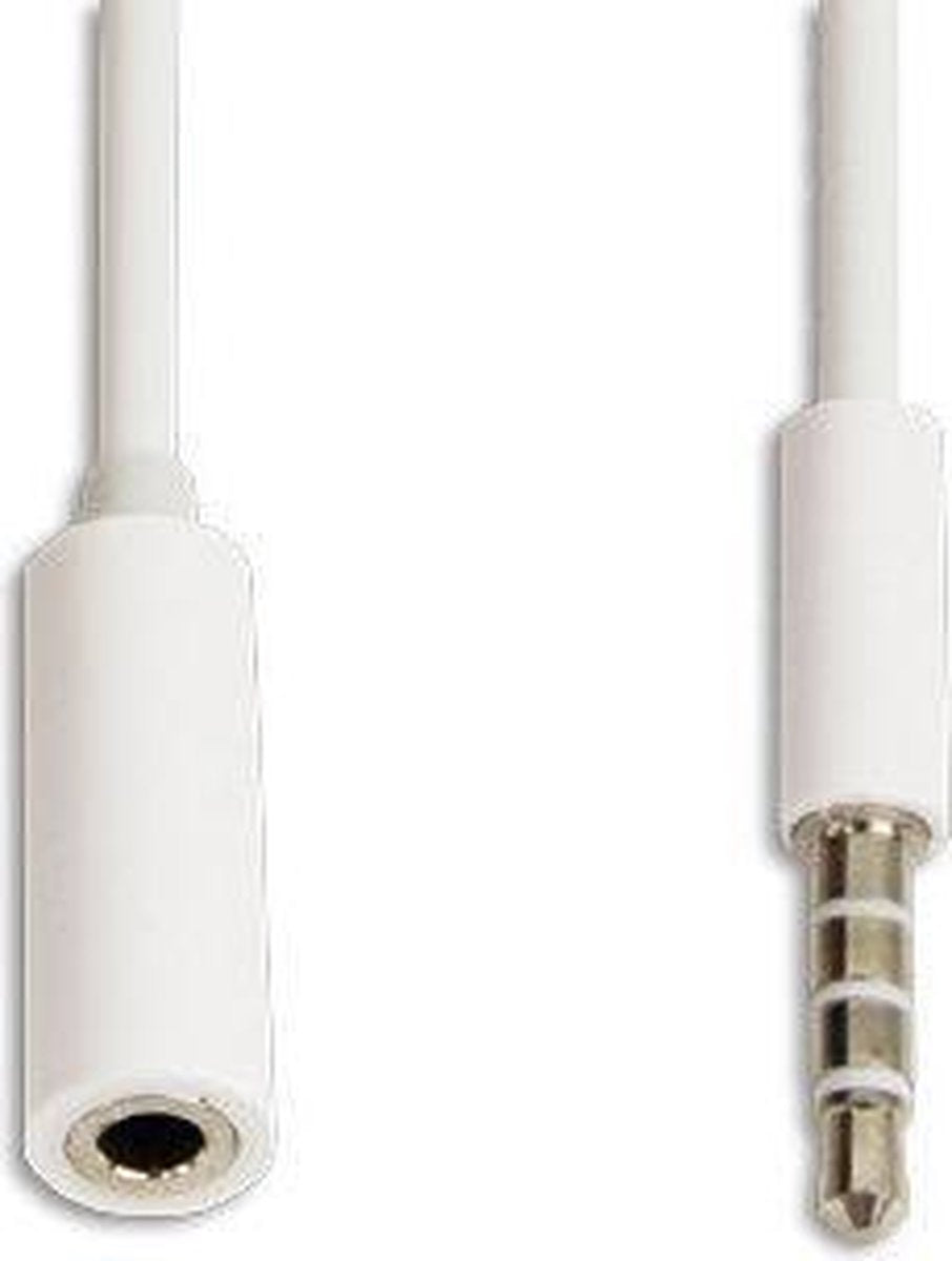 GadgetBay Audio verlengkabel wit 1 meter 3