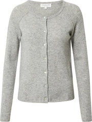 Rosemunde gebreid vest Grijs-M