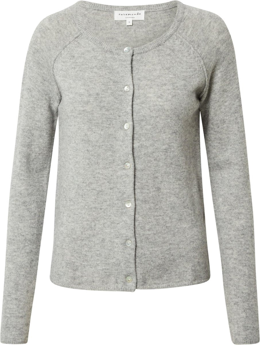 Rosemunde gebreid vest Grijs-M