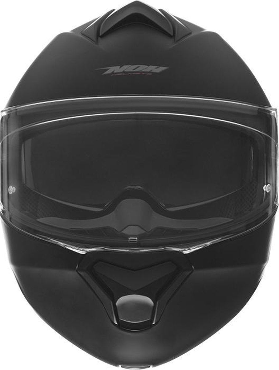 Nox systeemhelm met zonnevizier Matzwart  L