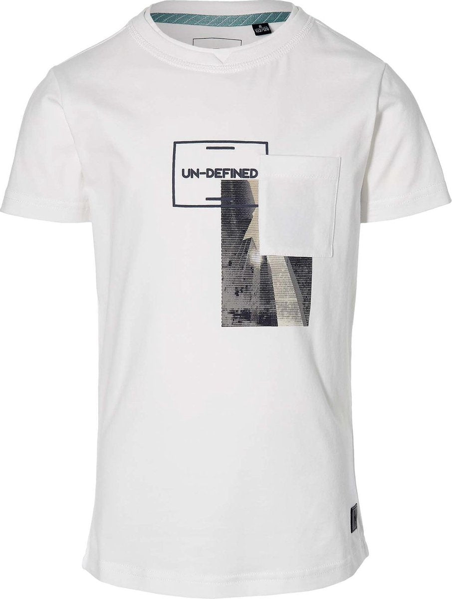 Levv jongens t-shirt Maes White