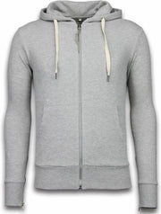 BB Bread & Buttons Casual Vest - Sweater Heren Side Zippers - Grijs - Maten: S