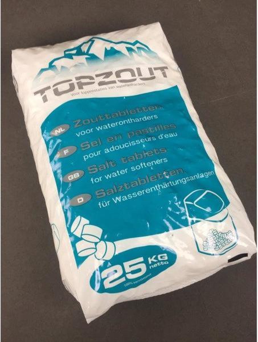 Altech topzout regeneratietabletten 25 kg.