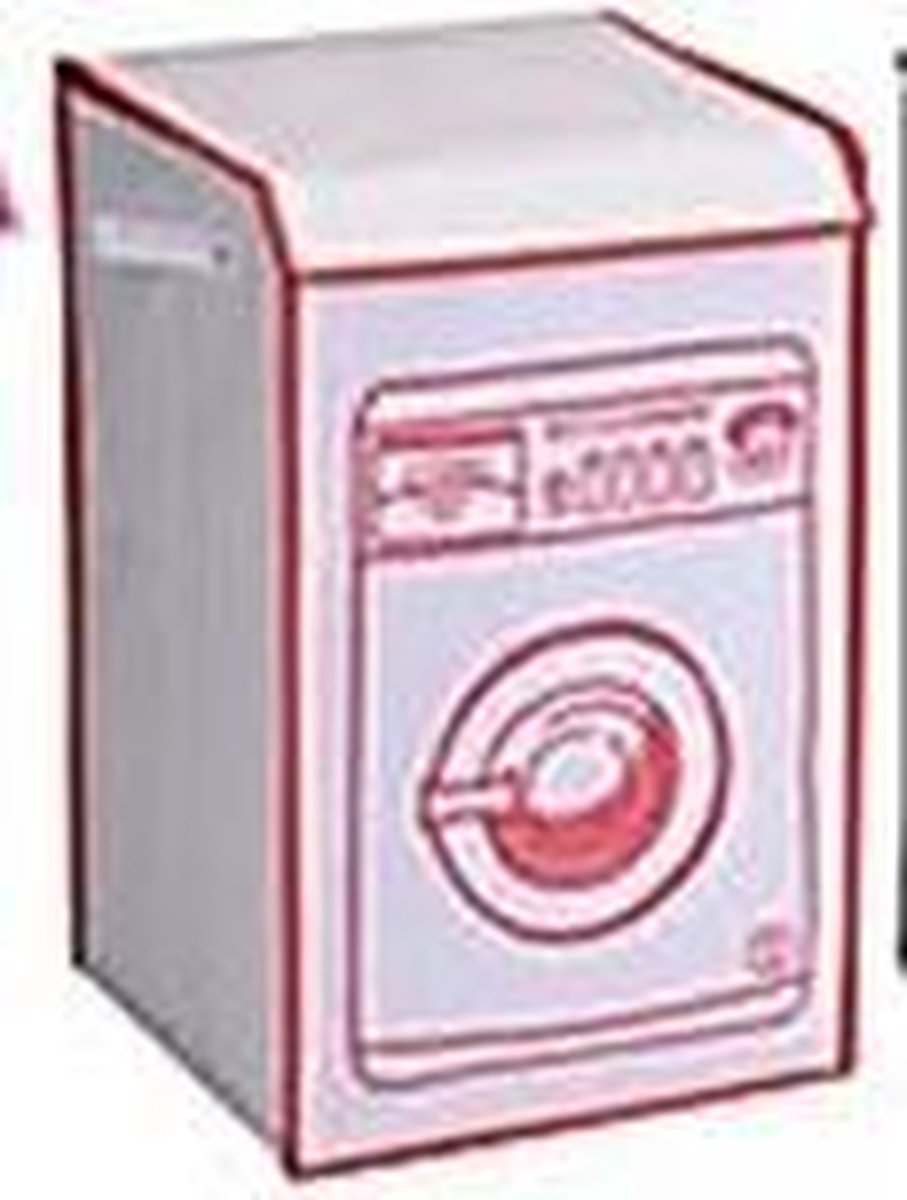 Wasmand wasmachine model rood