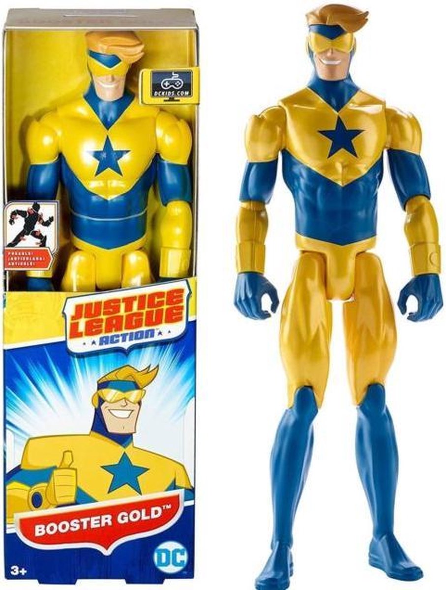 Mattel DC Comics Justice League Action Booster Gold Figure 30cm
