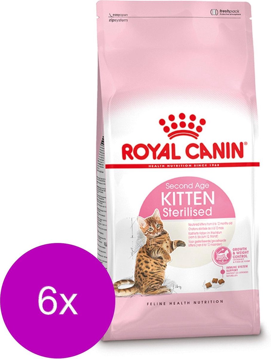 Royal Canin Fhn Kitten Sterilised - Kattenvoer - 6 x 400 g