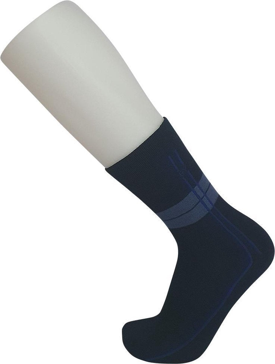 Saffiro herensokken maat 43/46 - Blauw - Katoen