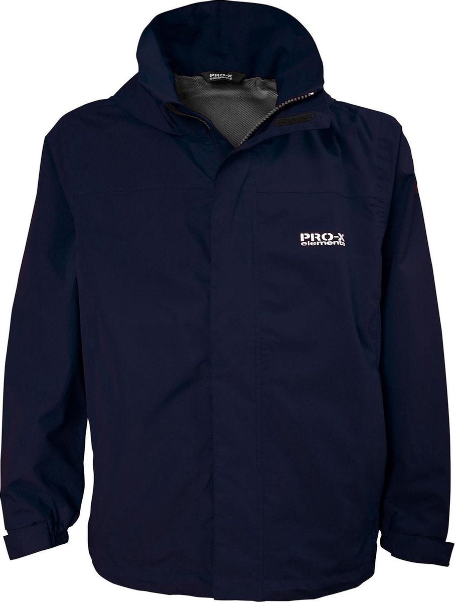 Pro-x Elements Outdoorjas Freddy Junior Polyester Marineblauw Mt 116
