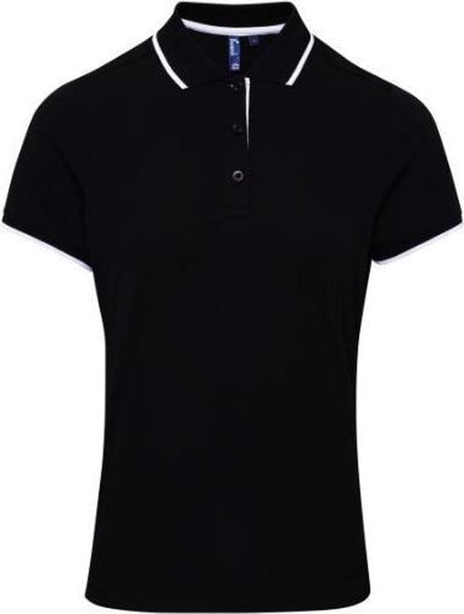 2 x Women's contrast Coolchecker® polo