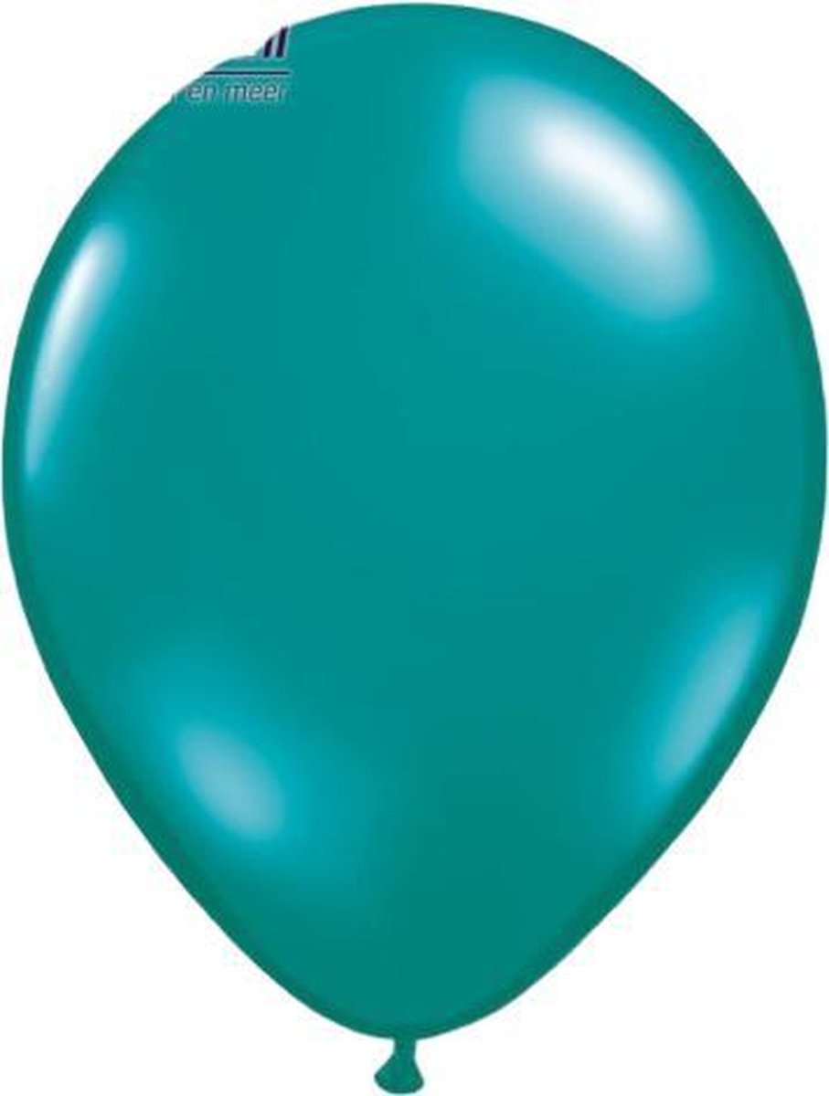 Ballonnen 100 stuks Metallic Zeegroen