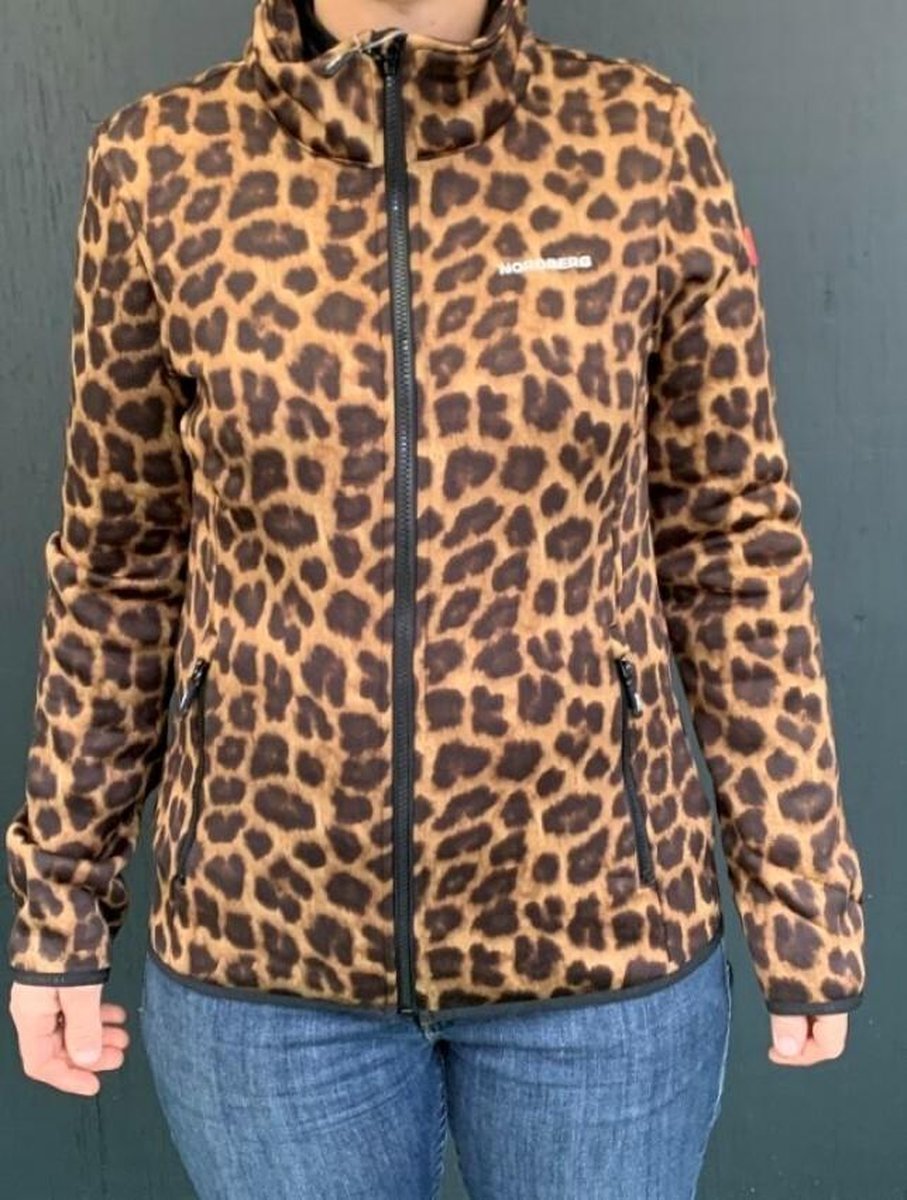 Nordberg fleece vest SIV taupe tiger - maat M
