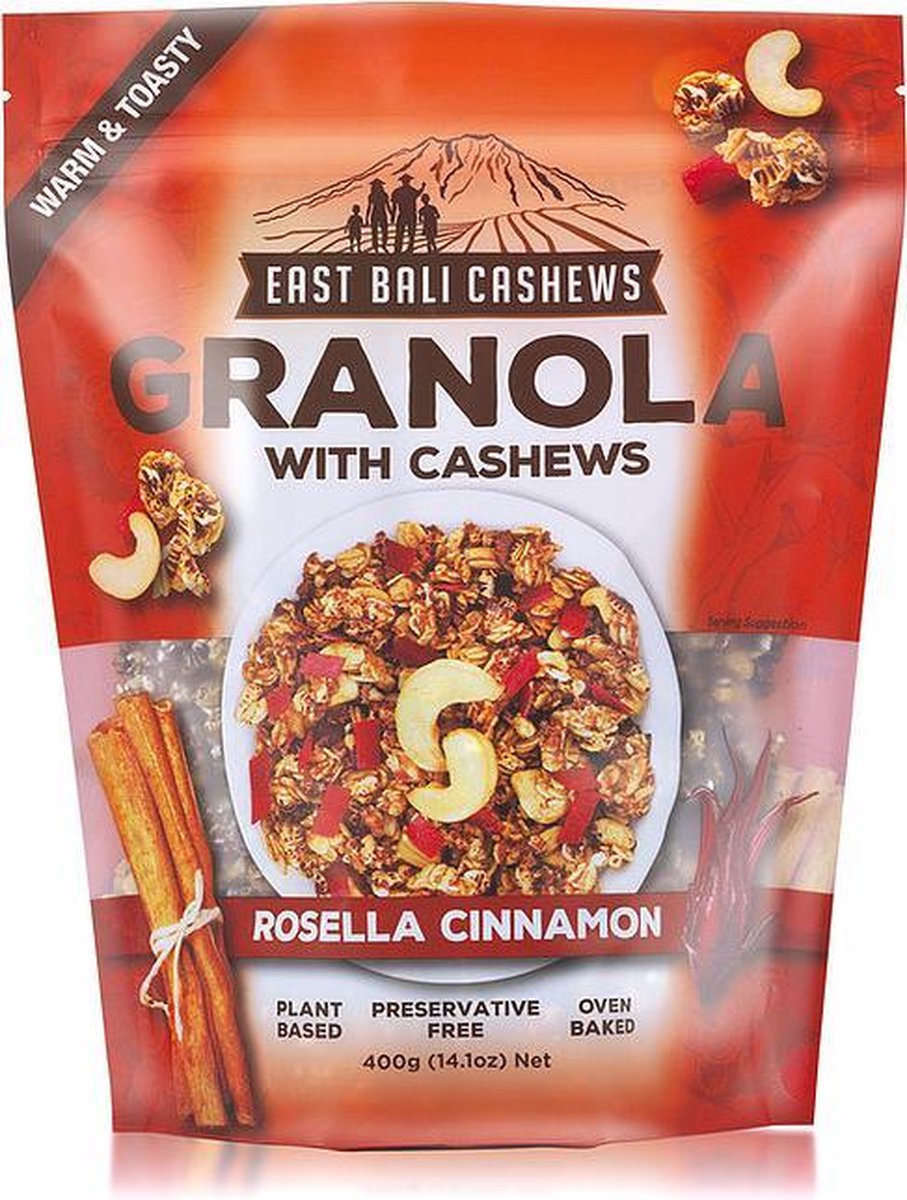 East Bali Cashews Granola Roselle Kaneel