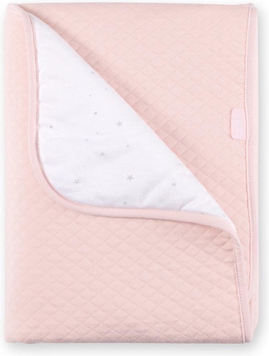 Bemini deken pady jersey + kilty 75x100cm Dolly Roze