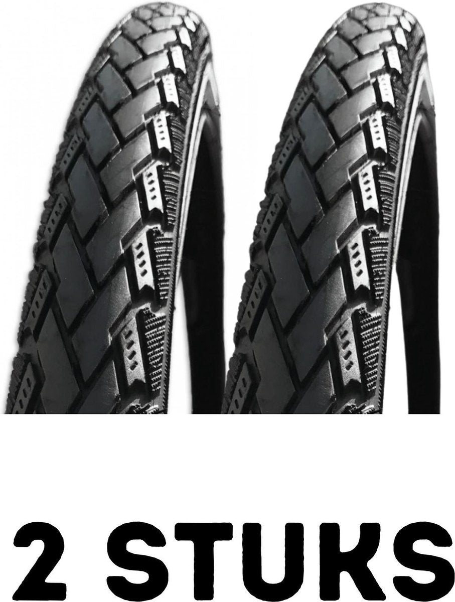 Fietsband - Buitenband - Set van 2 - e-bike 28 x 1 5/8 x 1 3/8 (37-622)