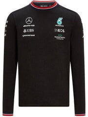 Mercedes GP Team Mens Long Sleeve T-shirt Black-7 XXL