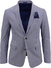 Ferlucci - Heren Colbert - Blauw Wit Gestreept
