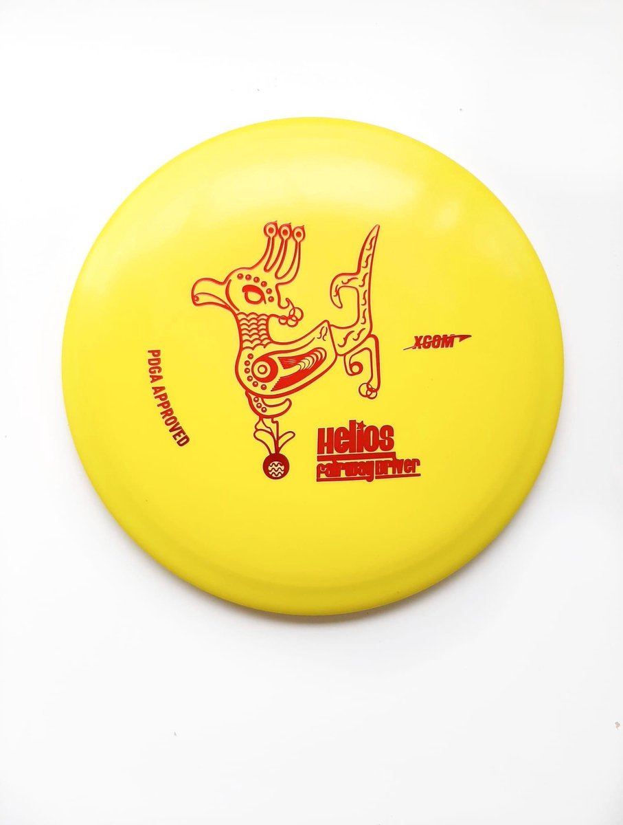 X-COM Discgolf - Fairway Driver - Helios - 150 gram - Geel