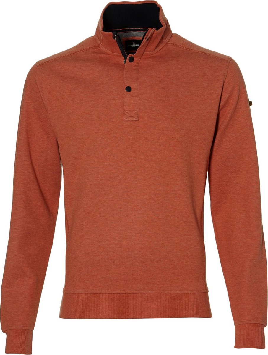 Jac Hensen Pullover - Modern Fit - Zalm - 4XL Grote Maten