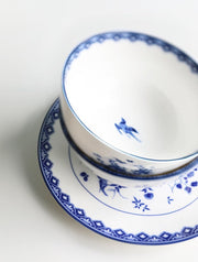 Schaaltjes - set van 2 - Ø 14 cm - Rijksmuseum - Delfts blauw - kommetjes aardewerk - dessert schaaltjes - kommetje - kommen - relatiegeschenk