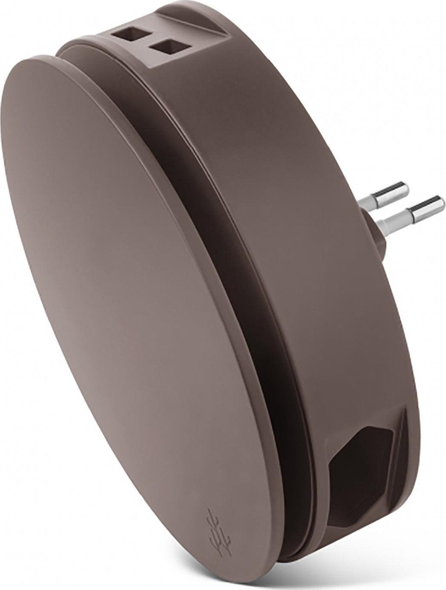USBEPOWER Aero 4 in 1 usb lader & power hub met kabelopberger - taupe