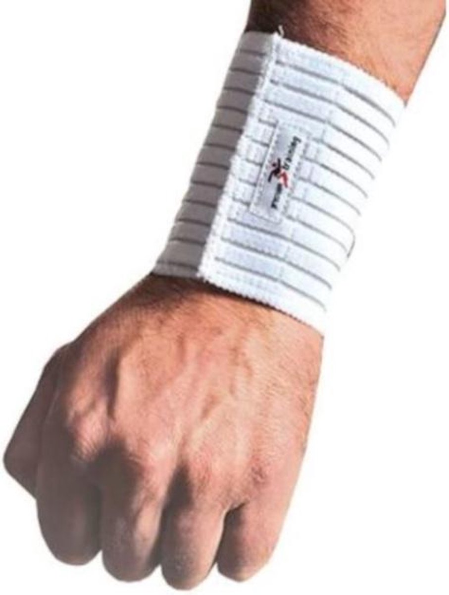 Precision Elastische Polsband Nylon/elastaan Wit One-size