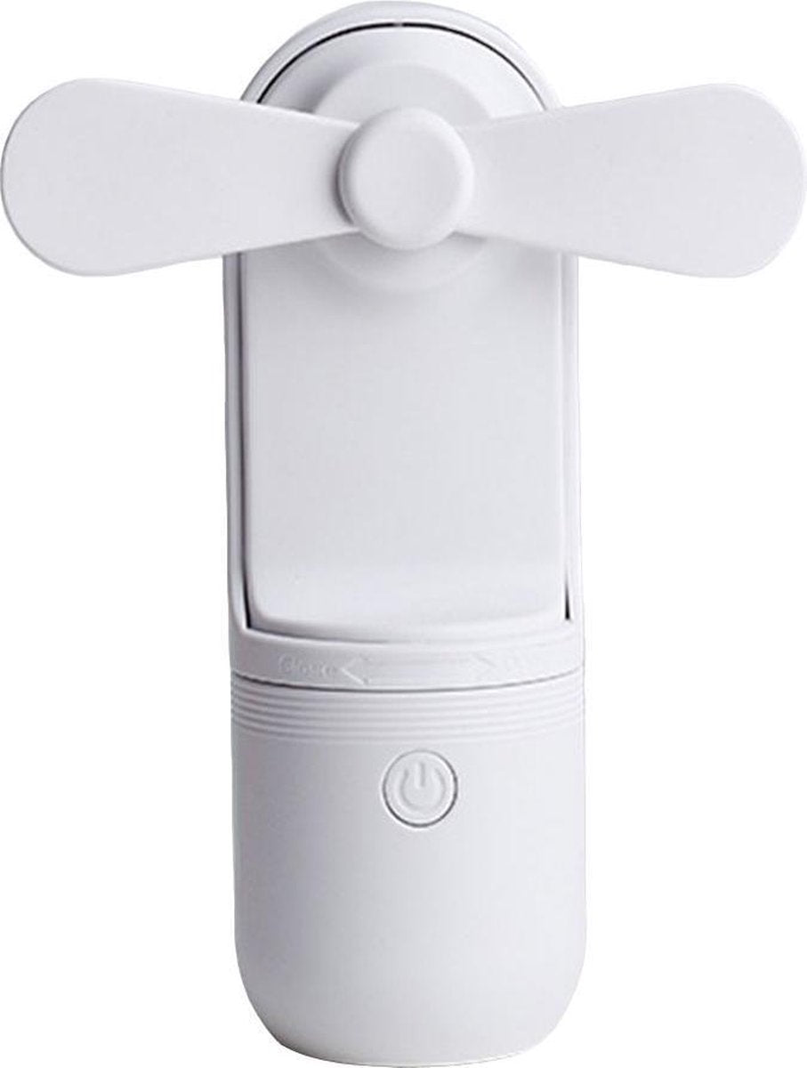 Draadloze Mini USB Ventilator / Desk Fan - Draadloos / Oplaadbaar - 800mAh