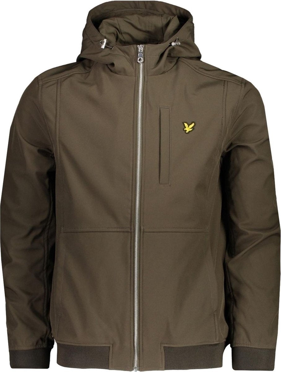 Lyle & Scott - Heren Outdoorjas Softshell Jacket - Groen - Maat S