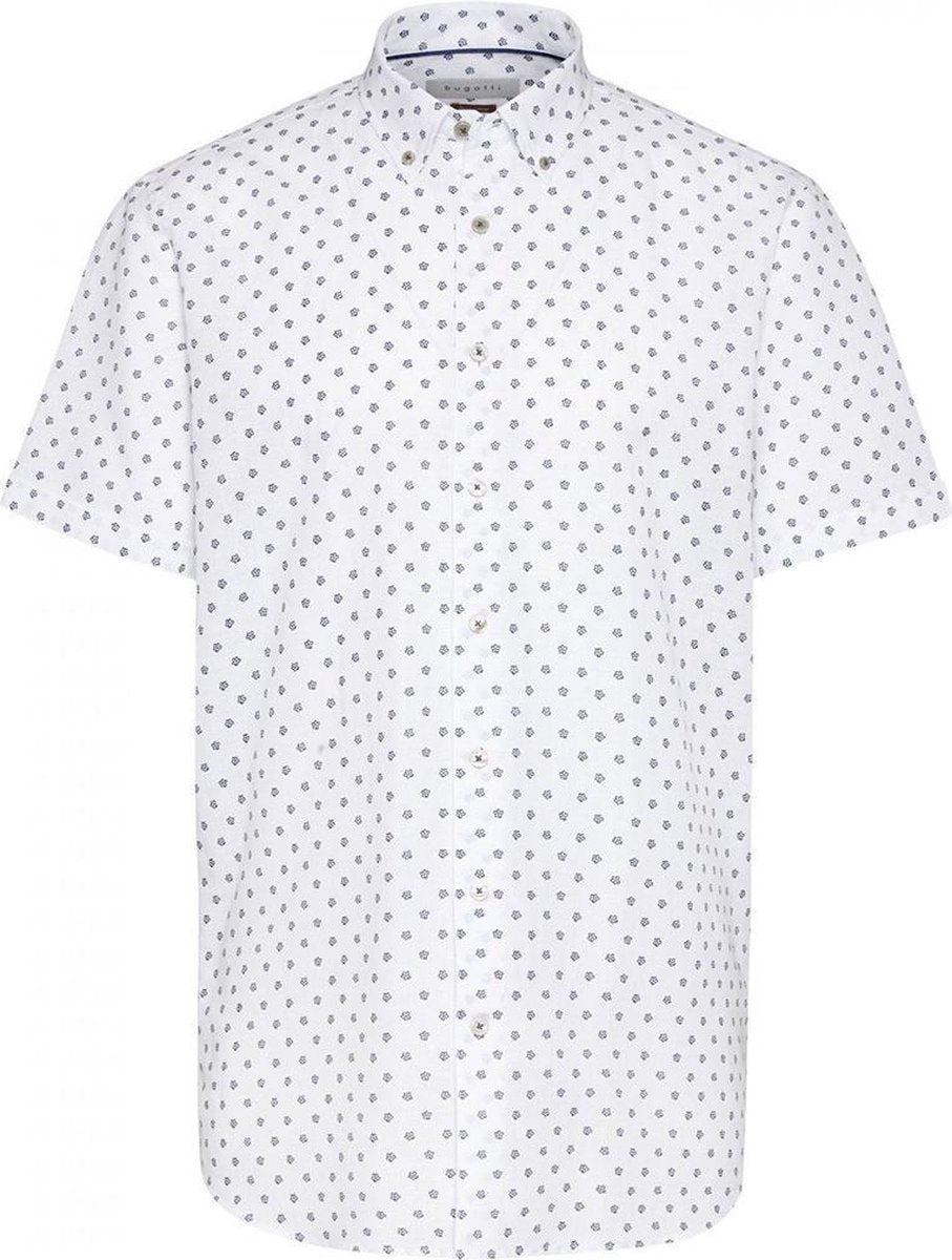 Bugatti clothing Casual Overhemd Heren korte mouw