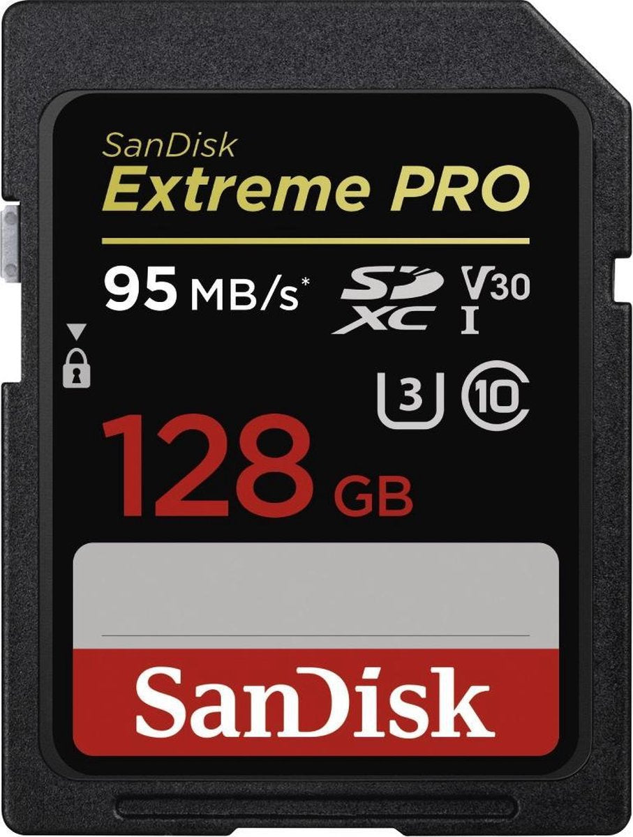 SanDisk Extreme Pro SDXC 128GB - 95MB/s - V30