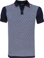 Twinlife - Heren Polo - Two Tone - Navy