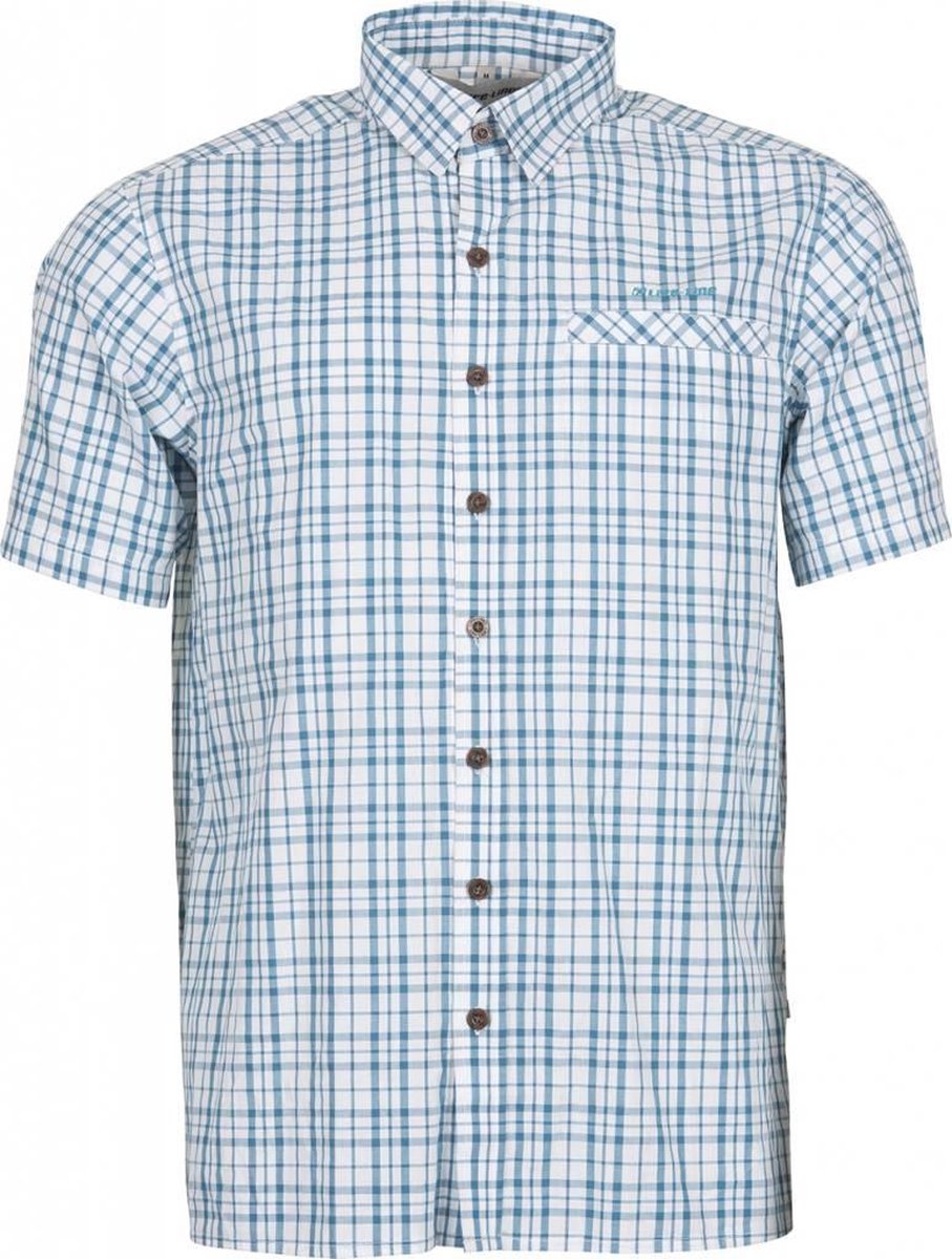 Life-Line Mani - Heren - Blouse - maat L - blauw geruit