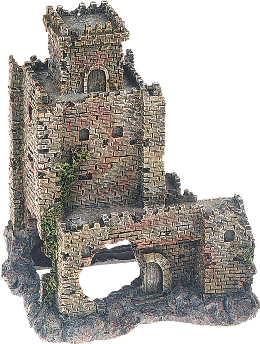 Aquarium decoratie Kasteel - 13 x 15 x 19 cm