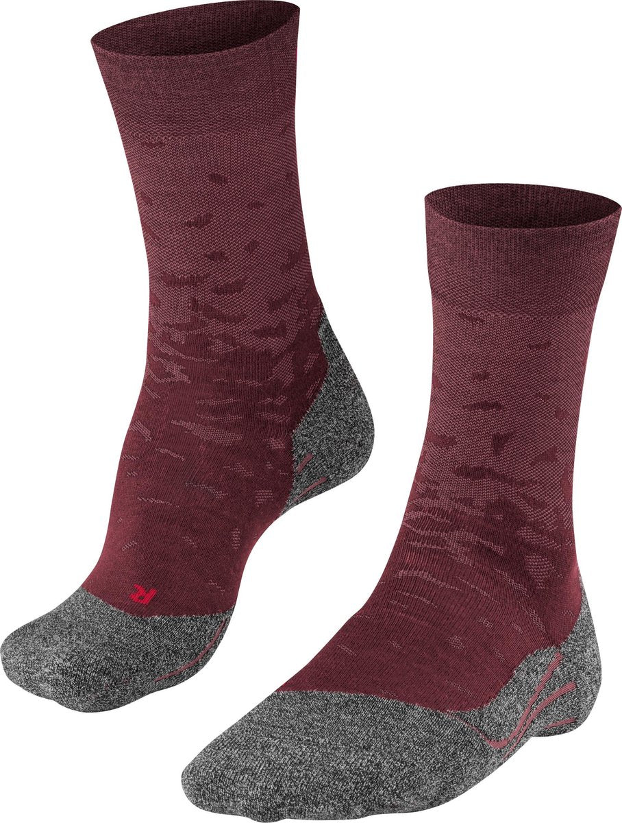 FALKE TK2 Gradient Dames Wandelsokken - Mixed Berry - Maat 41-42