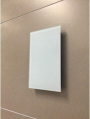Sunshower ventilatierooster 13x13cm voor Pure en Pure Xl en Deluxe glas wit