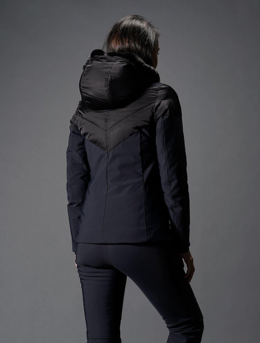 Fusalp Anne Dames Ski Jas Donkerblauw