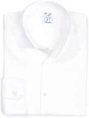 SKOT Fashion Duurzaam Overhemd Heren Serious White - Wit - Maat 46