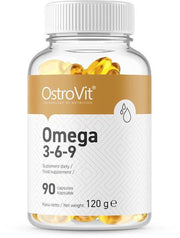 Omega 3-6-9 90 Softgels OstroVit + GRATIS Pill Box