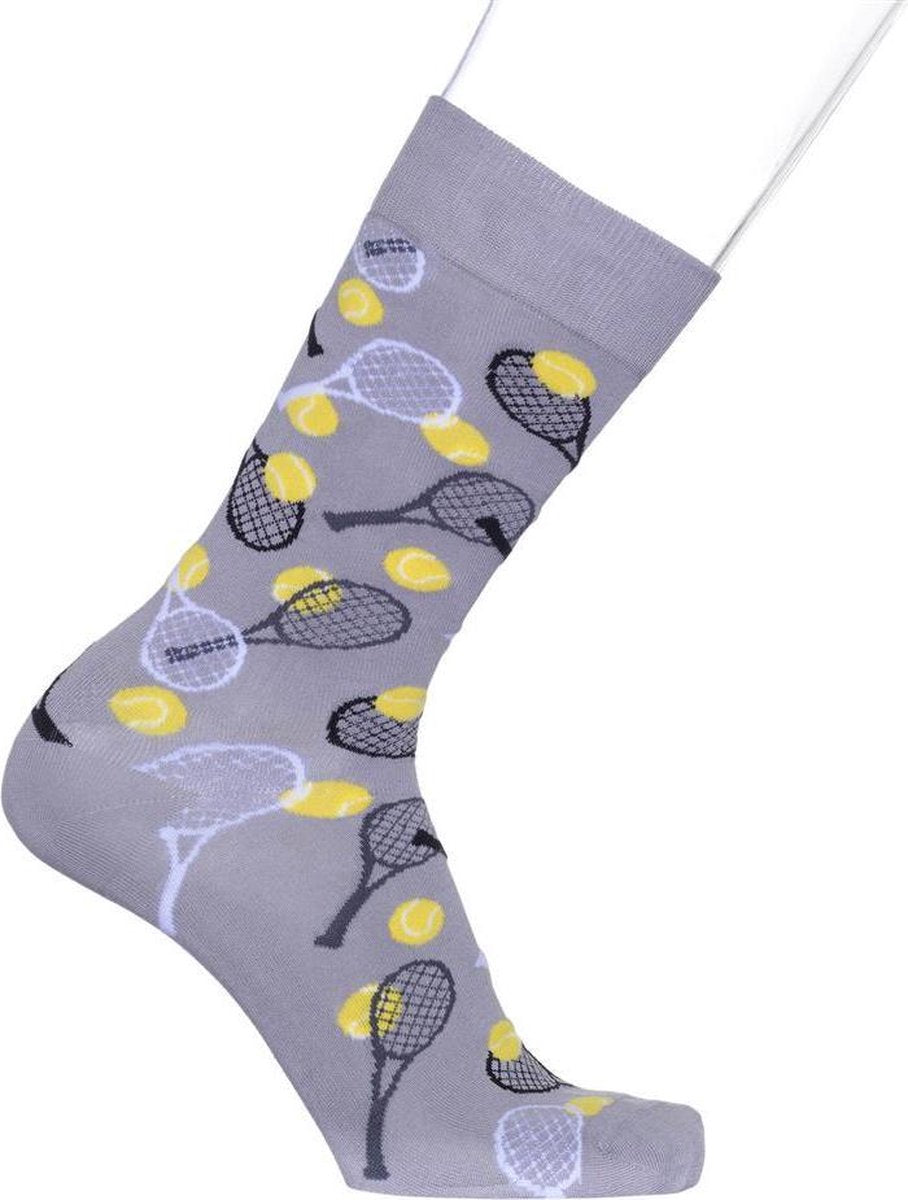Bonnie Doon - Heren - Tennis Sock - Grijs/Grijs/Mineral - maat 0-3 maanden